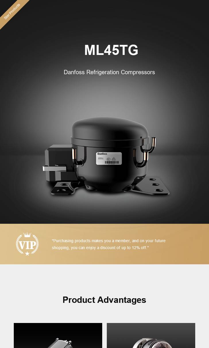 Danfoss Compressor ML45TG, technical parameters pdf, structure diagram